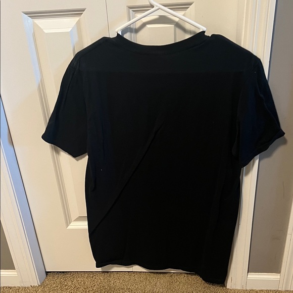 Gildan Black Graphic Tee with Blue Accents - Picture 3 of 3